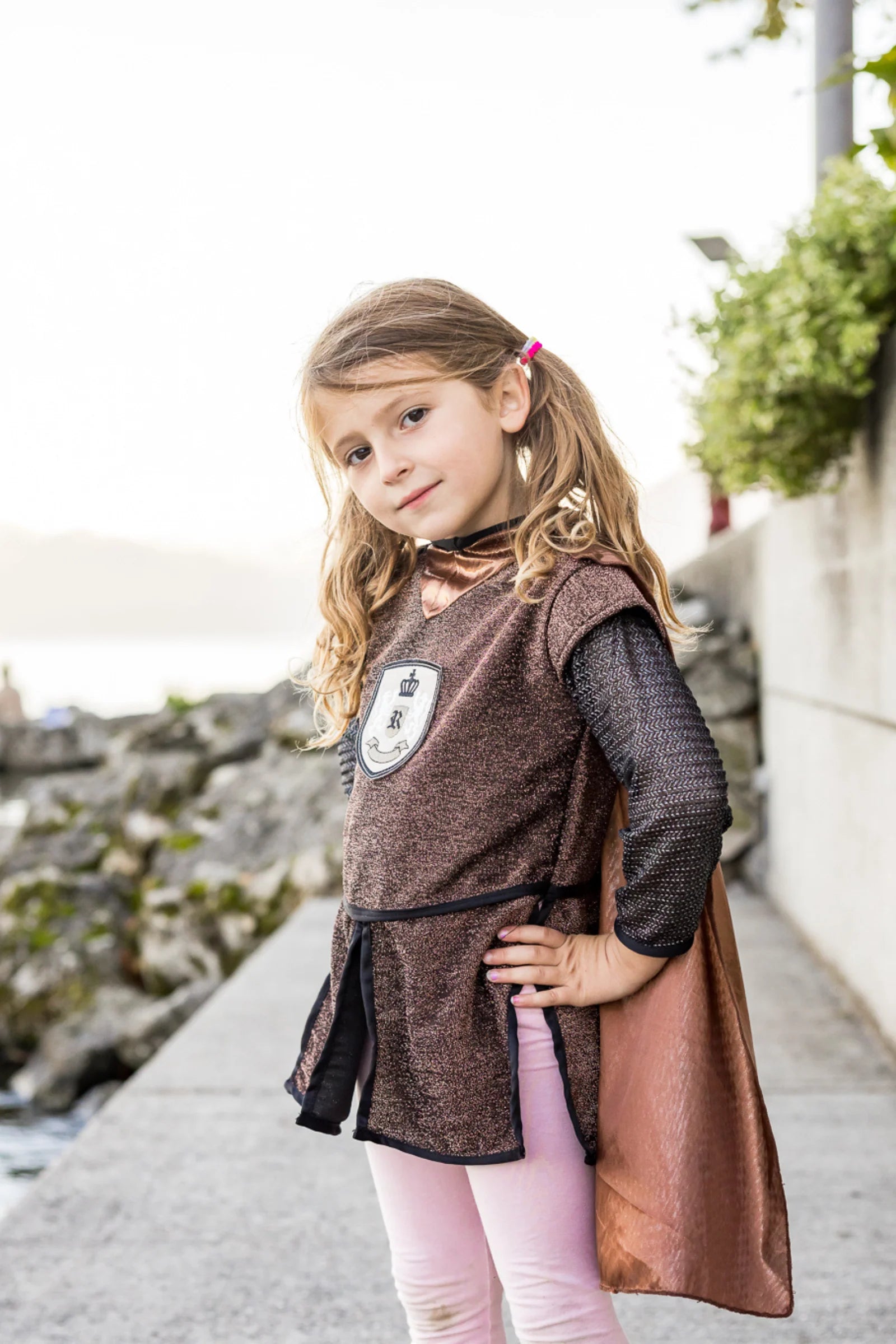 Great Pretenders Tunic with Cape - Knight Set, Copper - Treasure Island Toys