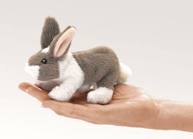 Folkmanis Finger Puppet - Bunny Rabbit - Treasure Island Toys