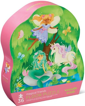 Crocodile Creek Floor Puzzle Magical Friends, 36 Piece - Treasure Island Toys