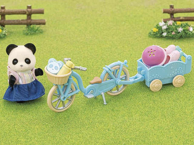 Calico Critters Ready-to-Play - Cycle & Skate Panda Girl - Treasure Island Toys