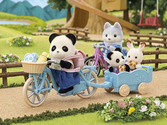 Calico Critters Ready-to-Play - Cycle & Skate Panda Girl - Treasure Island Toys