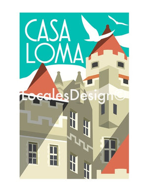 Locales Design Print - Casa Loma - Treasure Island Toys