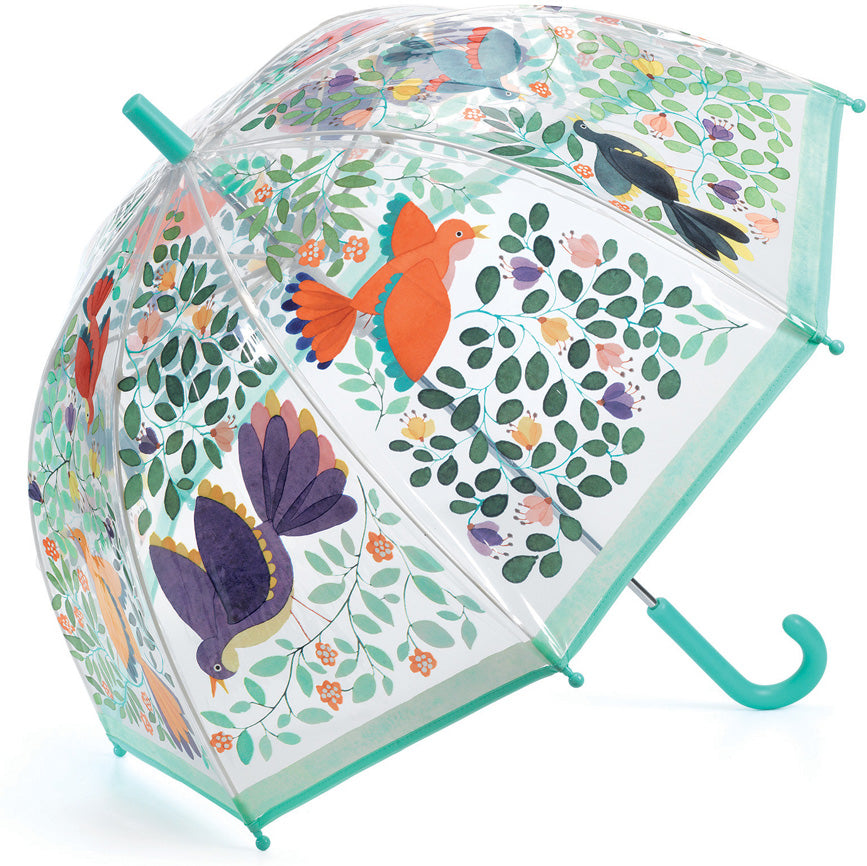 Djeco Umbrella - Flowers and Birds - Treasure Island Toys