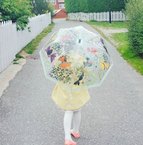 Djeco Umbrella - Flowers and Birds - Treasure Island Toys