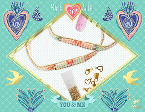 Djeco Art Kit - YOU & ME Miyuki and Hearts - Treasure Island Toys