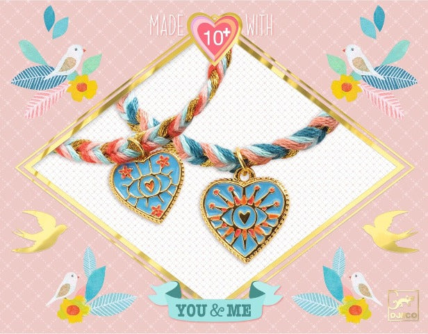 Djeco Art Kit - YOU & ME Friendship and Hearts - Treasure Island Toys