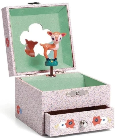 Djeco Jewel Box - Wood Fawn - Treasure Island Toys