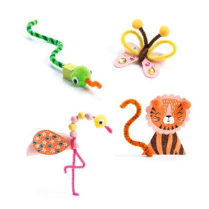 Djeco Art Kit - Creative Activities Jungle Animals - Treasure Island Toys