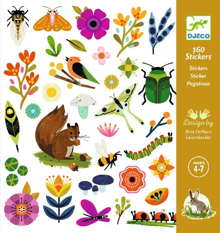 Djeco Art - Stickers Garden - Treasure Island Toys
