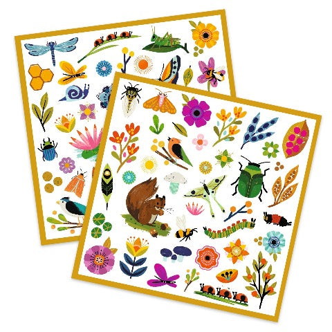 Djeco Art - Stickers Garden - Treasure Island Toys