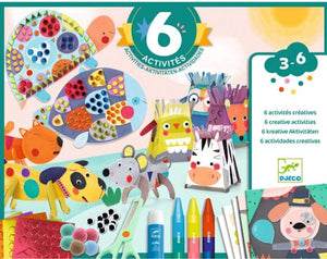 Djeco Art Kit - Creative Activities Animal Houses - Treasure Island Toys