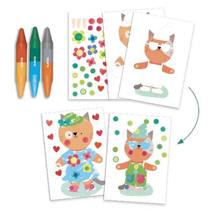 Djeco Art Kit - Creative Activities Animal Houses - Treasure Island Toys