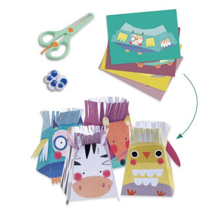 Djeco Art Kit - Creative Activities Animal Houses - Treasure Island Toys