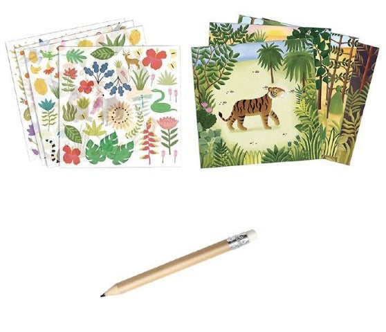 Djeco Art Kit - Inspired By Rousseau A Moment in Time - Treasure Island Toys