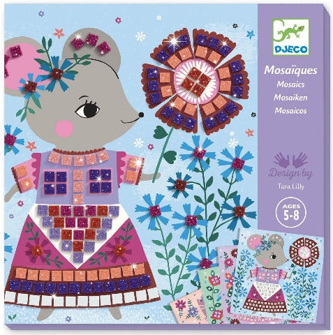 Djeco Art Kit - Mosaic Lovely Pets - Treasure Island Toys