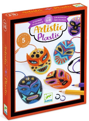 Djeco Art Kit - Artistic Plastic Wrestler Keyring - Treasure Island Toys