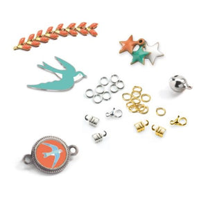Djeco Art Kit - Kumihimo Bracelets, Celeste - Treasure Island Toys