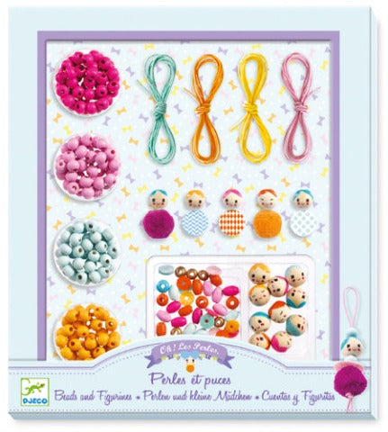 Djeco Art Kit Beads -  Beads and Figurines - Treasure Island Toys