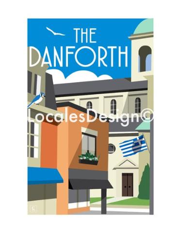 Locales Design Print - The Danforth - Treasure Island Toys