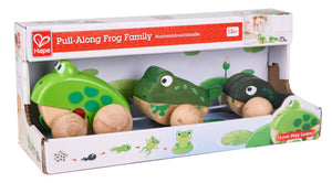 Hape Toddler Pull Along Frog Family - Treasure Island Toys