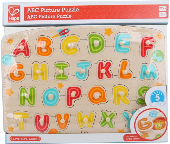 Hape Puzzle Peg Alphabet - Treasure Island Toys