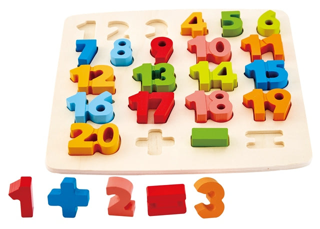 Hape Puzzle Chunky Number Math - Treasure Island Toys