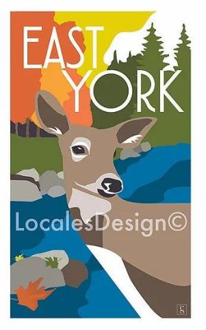 Locales Design Print - East York - Treasure Island Toys