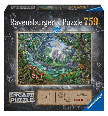 Ravensburger Puzzle Escape 759 Piece, Unicorn - Treasure Island Toys