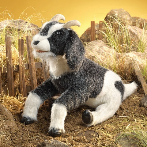 Folkmanis Puppet - Goat - Treasure Island Toys