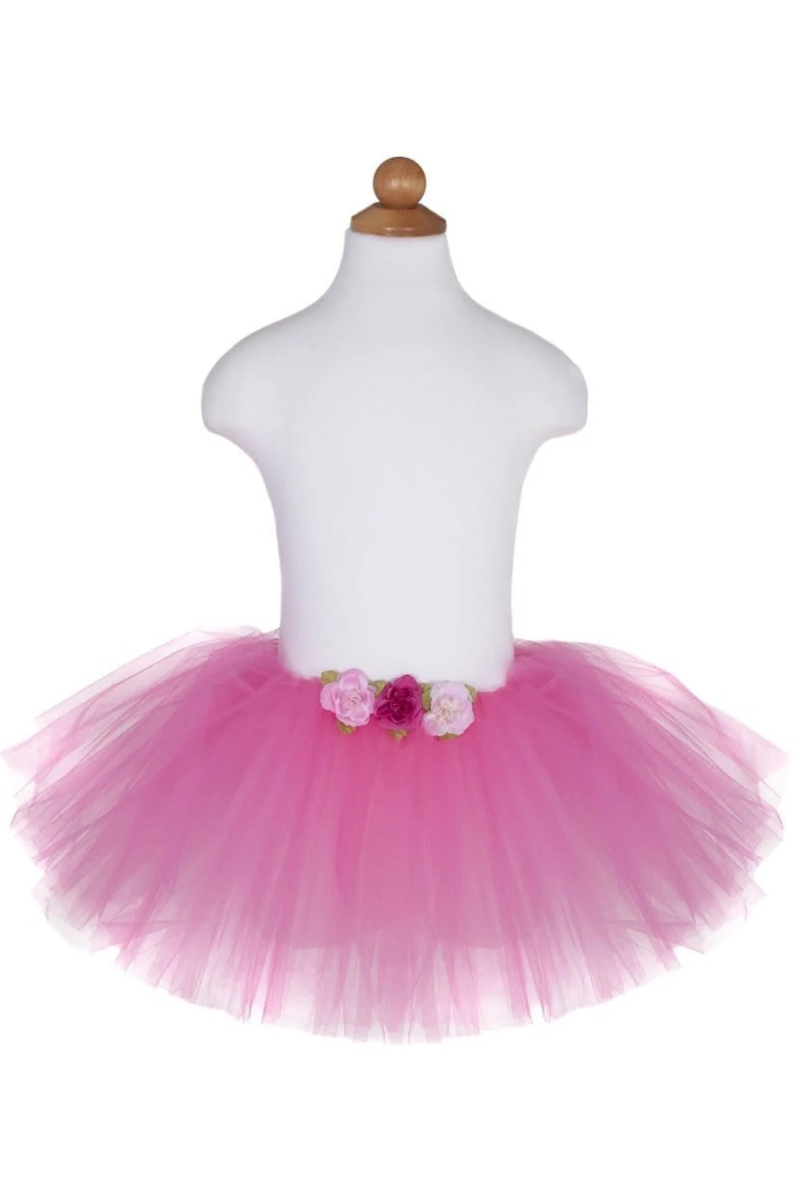 Great Pretenders Tutu - Rose Dark Pink, Size 4-7 - Treasure Island Toys