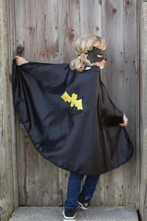 Great Pretenders Cape - Reversible Spider/Bat with Mask, Size 4-7 - Treasure Island Toys