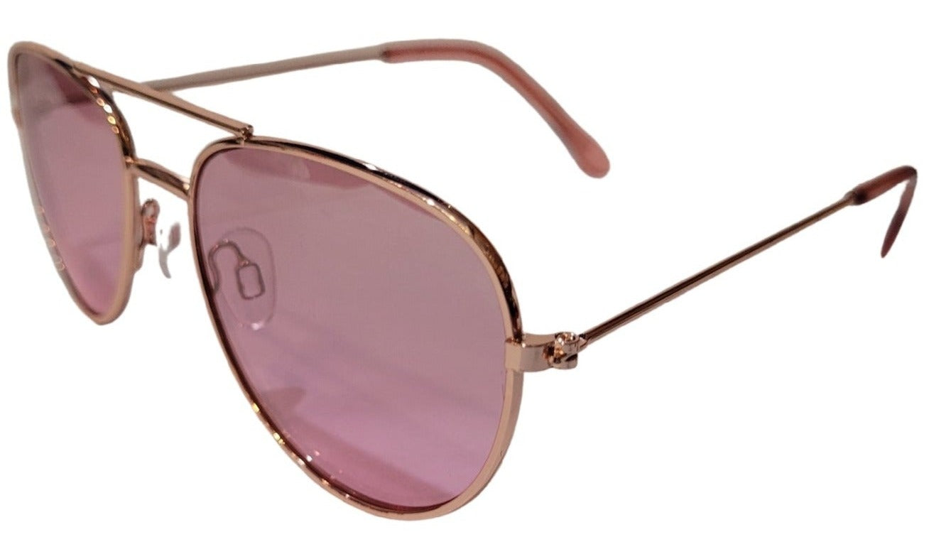 Sunglasses Sunshine Rose Gold/Tinted Pink Revo - Treasure Island Toys