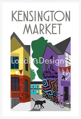 Locales Design Print - Kensignton Market - Treasure Island Toys