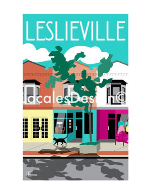 Locales Design Print - Leslieville - Treasure Island Toys