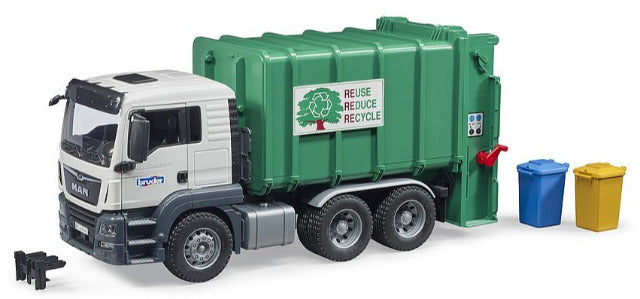 Bruder MAN TGS Garbage Truck - Treasure Island Toys