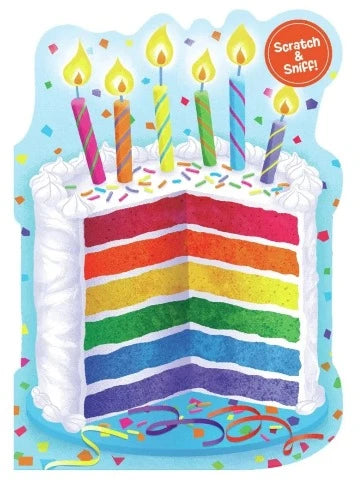 Greeting Card Birthday - Rainbow Birthday Cake - Treasure Island Toys