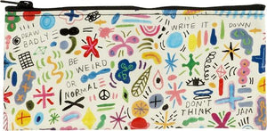 Blue Q Pencil Case Doodle Party - Treasure Island Toys