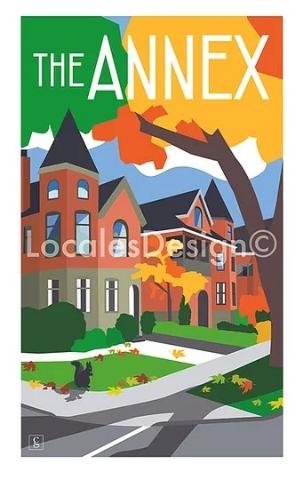 Locales Design Print - The Annex - Treasure Island Toys