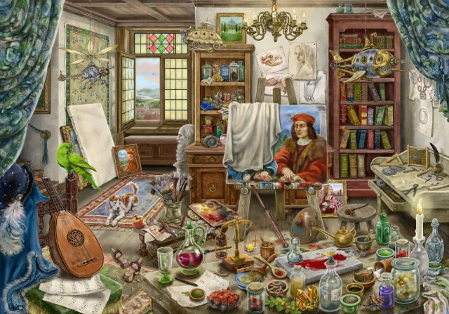 Ravensburger Puzzle Escape 759 Piece, The Artist's Studio - Treasure Island Toys