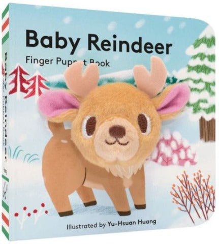 Finger Puppet Book Baby Reindeer - Treasure Island Toys