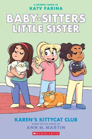 Baby-sitters Little Sister 4 Karen's Kittycat Club, Graphic Novel - Treasure Island Toys