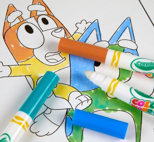 Crayola Colour Wonder Bluey Colour Pages - Treasure Island Toys