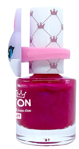 Suyon Dark Purple/Pink Peel-Off Nail Polish - Bunny - Treasure Island Toys