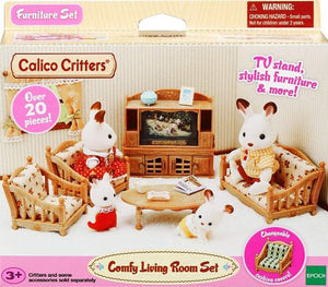 Calico Critters Furniture - Comfy Living Room Set - Treasure Island Toys