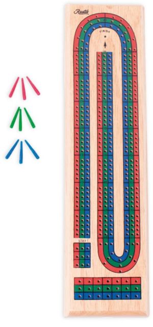 Rustik 3 Player Cribbage - Treasure Island Toys