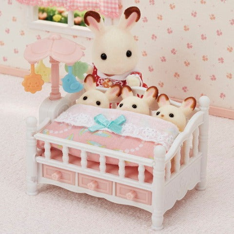 Calico Critters Furniture - Crib with Mobile - Treasure Island Toys