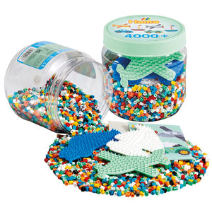 Hama Midi Bead 4000 Beads with Pegboard Green - Treasure Island Toys