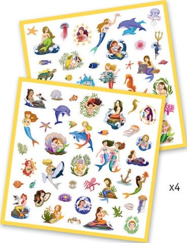 Djeco Art - Stickers Mermaids - Treasure Island Toys