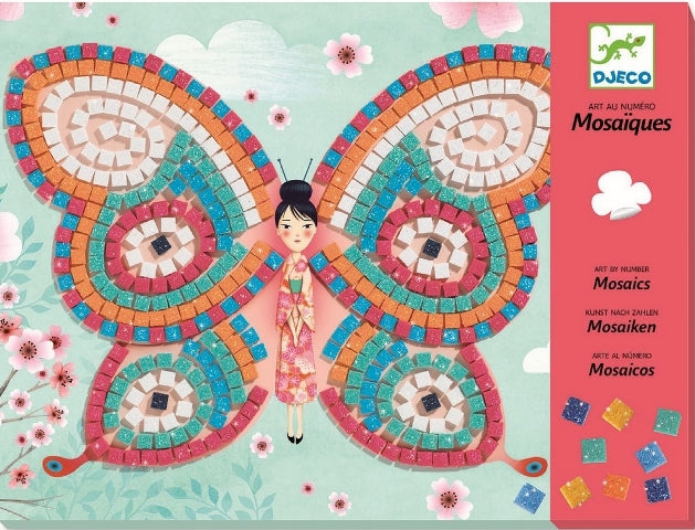 Djeco Art Kit - Mosaic Butterflies - Treasure Island Toys
