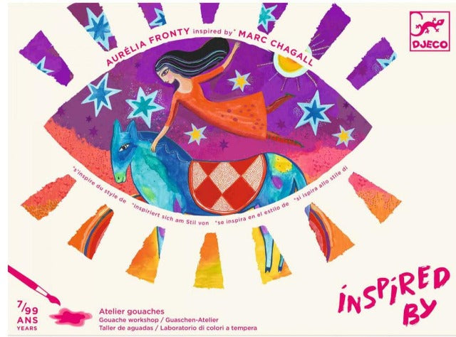 Djeco Art Kit - Inspired By Marc Chagall In a Dream - Treasure Island Toys